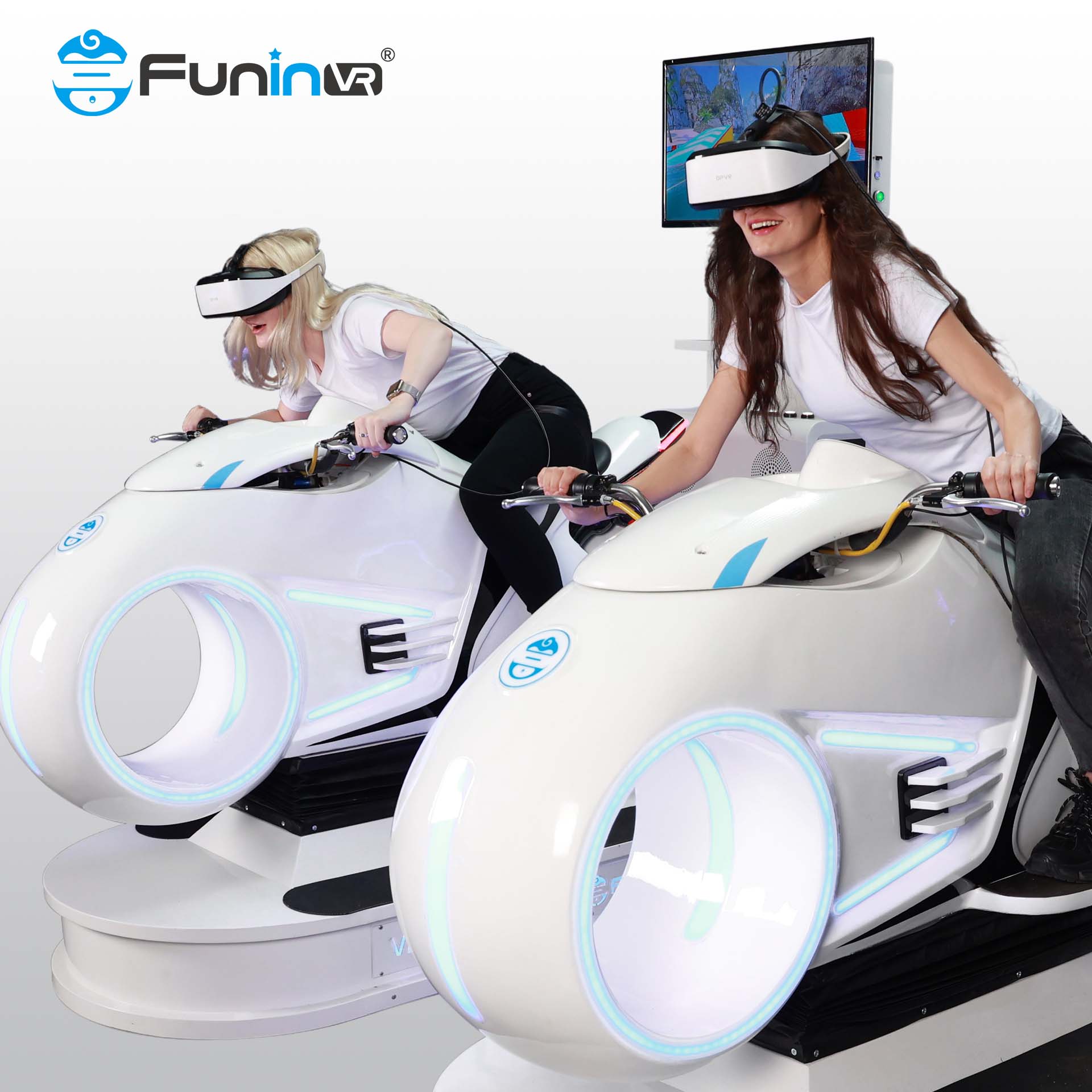 VR Racing Moto Simulator 9D Virtual Reality Motorcycle Game Machine