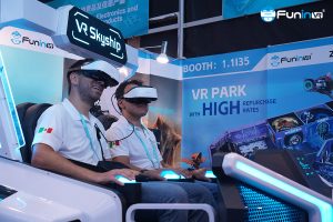 FuninVR Attented at the 136th Canton Fair with New VR Machine